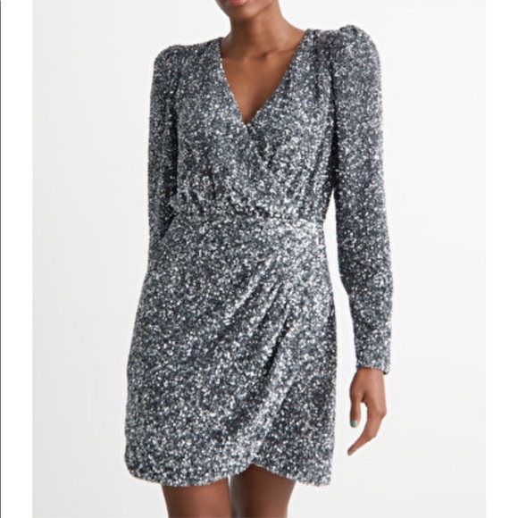 & Other Stories - Sequin Wrap Mini Dress - Picture 4 of 4